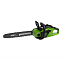 Цепная пила Greenworks 40V GD40CS18K4, 40 см, до 1,8 КВТ, с АКБ 4 А.ч и ЗУ
