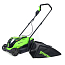 Газонокосилка Greenworks GD24LM33, 24V, 33 см, бесщеточная, без АКБ и ЗУ