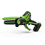 Мини-пила цепная Greenworks G24MCS10, 24V, 10 см, щеточная, без АКБ и ЗУ
