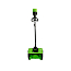 Снегоуборщик снеголопата Greenworks GD60SSK5, 60V, 30 см, бесщеточный, c АКБ 5 А/ч и ЗУ