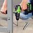 Дрель-шуруповерт Greenworks GD24DD140, 24V, ударная, бесщеточная, 5 А/ч АКБ и 2А ЗУ