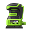 Вибрационная шлифмашина  Greenworks G24SS14, 24V, щеточная, без АКБ и ЗУ