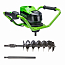 Мотобур Greenworks GC-AUGER, 82V, бесщеточный, без АКБ и ЗУ