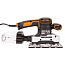 Вибрационная шлифмашина электрическая WORX WX642.1, 220V, 270 Вт, щеточная
