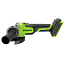 Угловая шлифмашина Greenworks AG5900K8, 24V, 125 мм, бесщеточная, с АКБ 8 А/ч и ЗУ 2А