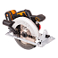 Пила циркулярная  WORX WX520, 190 мм, 20V, бесщеточная, с АКБ 4 А/ч и ЗУ + сумка и коробка