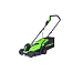 Газонокосилка Greenworks GD24LM33, 24V, 33 см, бесщеточная, без АКБ и ЗУ