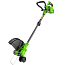 Триммер Greenworks 40V G40LT331, 33 см, с АКБ 2 А.ч и ЗУ