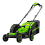 Газонокосилка Greenworks GD24LM331K2, 24V, 33 см, с АКБ 2 А/ч и ЗУ 2А