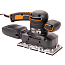 Вибрационная шлифмашина электрическая WORX WX641, 220V, 250 Вт, щеточная