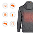 Куртка с подогревом WORX WA4660, размер XL, серая