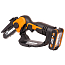 Пила цепная  WORX WG324E, 20V, 12 см, щеточная, с АКБ 2 А/ч и ЗУ + кейс