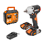 Гайковерт  WORX WX272, 20V, бесщеточный, с 2xАКБ 2 А/ч и ЗУ + кейс