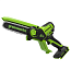 Мини-пила цепная Greenworks GD24CSMNX, 24V, 15 см, бесщеточная,АКБ 4 А/ч  и ЗУ
