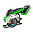 Угловая шлифмашина Greenworks GD24UCS, 24V, 76 мм, бесщеточная, без АКБ и ЗУ