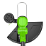 Триммер Greenworks 40V G40LT331, 33 см, с АКБ 2 А.ч и ЗУ