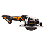 Пила циркулярная WORX SAW WX531, 120 мм, 20V, бесщеточная, с АКБ 2 А/ч и ЗУ 2А