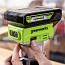 Фрезер Greenworks G24RO, 24V, бесщеточный, АКБ 2 A/ч и ЗУ