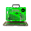 Набор сверл, бит и коронок в кейсе Greenworks 2944507 (60 шт.)