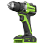 Дрель шуруповерт Greenworks DD560 24V, без АКБ и ЗУ