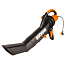 Воздуходув-пылесос электрический WORX WG505E, 220V, 3000 Вт, щеточный