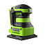Вибрационная шлифмашина  Greenworks G24SS14, 24V, щеточная, без АКБ и ЗУ