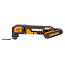 Реноватор  WORX WX682, 20V, щеточный, с АКБ 2 А/ч и ЗУ + сумка