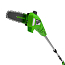 Высоторез-сучкорез Greenworks G24PS201K8, 24V, 20 см, c АКБ 8 А/ч и ЗУ 2А