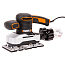 Вибрационная шлифмашина электрическая WORX WX642.1, 220V, 270 Вт, щеточная