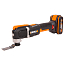 Реноватор  WORX WX696, 20V, щеточный, с АКБ 2 А/ч и ЗУ + кейс