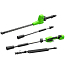 Кусторез штанговый  Greenworks G24PH511K2, 24V, 51 см, щеточный, с АКБ 2 А/ч и ЗУ 2А