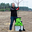 Измельчитель садовый электрический Greenworks GACSB, 220V, 2500 Вт с контейнером