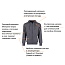 Куртка с подогревом WORX WA4660, размер XL, серая