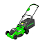 Газонокосилка Greenworks GD40LM16XK2, 40V, 41 см, бесщеточная, с 2 А/ч АКБ и ЗУ