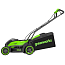 Газонокосилка Greenworks GD40LM361K2, 40V, 36 см, c АКБ 2 А/ч и ЗУ 2А