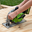 Пила циркулярная  Greenworks GD24CS, 185 мм, 24V, бесщеточная, 2 А/ч и 2 А ЗУ
