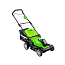 Газонокосилка Greenworks G40LM41K2, 40V, 41 см, щеточная, с АКБ 2 А/ч и ЗУ