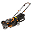 Газонокосилка WORX WG743E.9, 40V, 40 см, щеточная, без АКБ и ЗУ