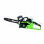 Цепная пила Greenworks 40V GD40CS18K4, 40 см, до 1,8 КВТ, с АКБ 4 А.ч и ЗУ