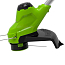 Триммер  Greenworks G24LT28, 24V, 30,5 см, щеточный, без АКБ и ЗУ